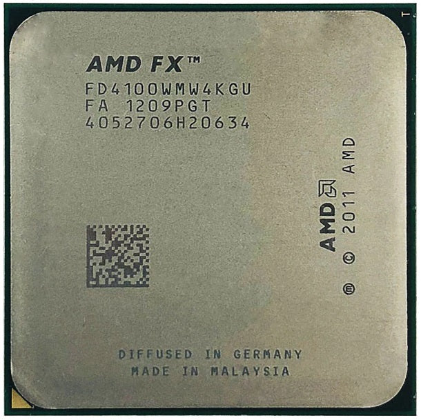 AMD FX-4100, 4 Core Processor, 3.6 - 3.8 GHz, Socket AM3+, 95W CPU