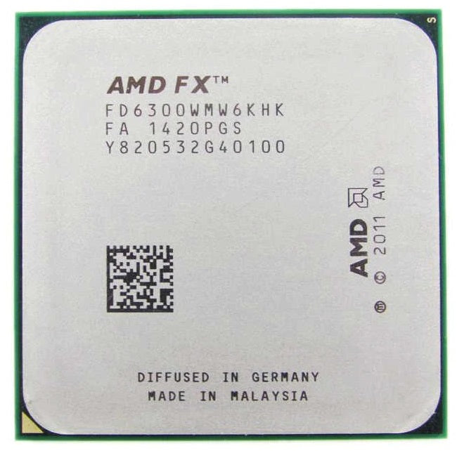 AMD FX-6300, 6 Core Processor, 3.5 - 4.1 GHz, Socket AM3+, 95W CPU