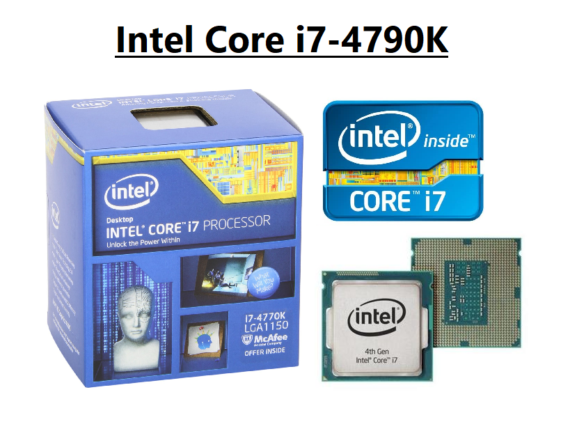 Intel Core i7-4790K, SR219, 4 Core Processor, 4.0 - 4.4 GHz, Socket LGA1150, 88W CPU