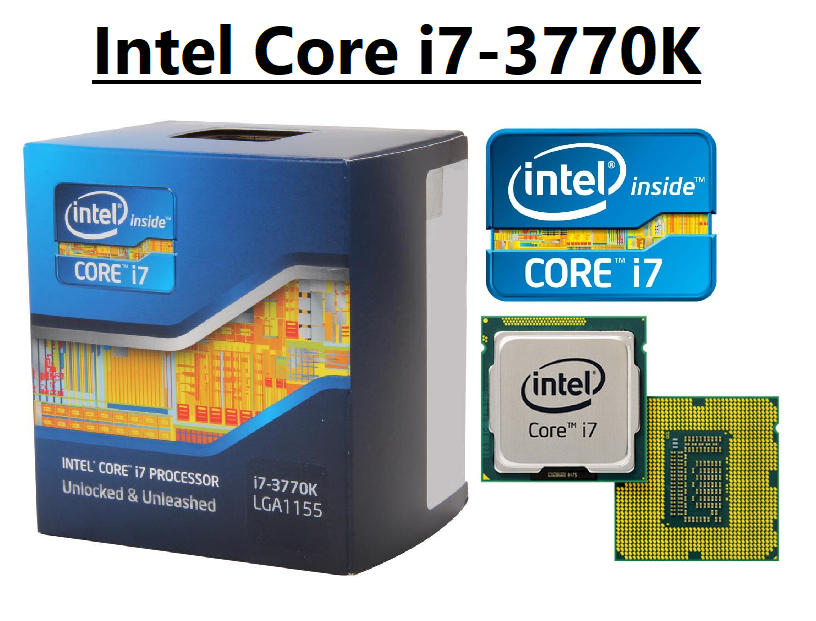 Intel Core i7-3770K, SR0PL, 4 Core Processor, 3.5 - 3.9 GHz, Socket LGA1155, 77W CPU