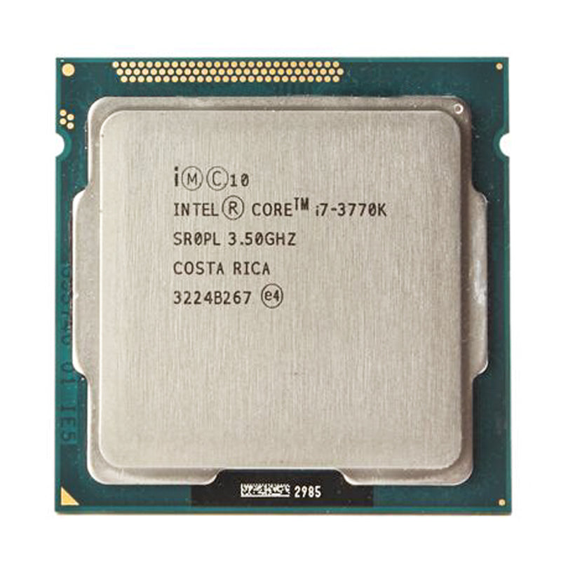 Intel Core i7-3770K, SR0PL, 4 Core Processor, 3.5 - 3.9 GHz, Socket LGA1155, 77W CPU